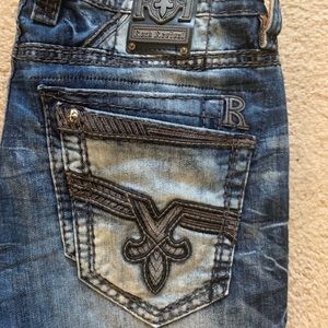 Male slim fit Rock Revival denim